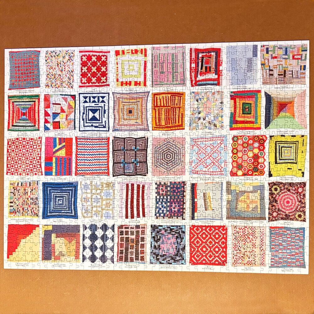 Galison The Quilts of Gee's Bend 1000 Piece Puzzle African American Folk Art